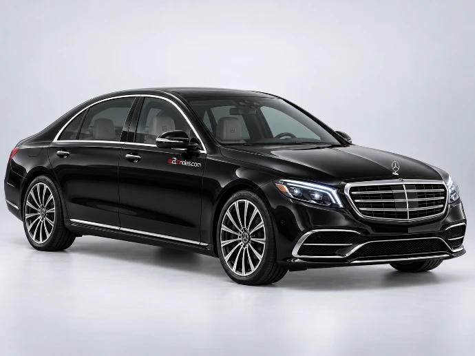Black Mercedes executive sedan for luxury Luxor to Aswan transfers