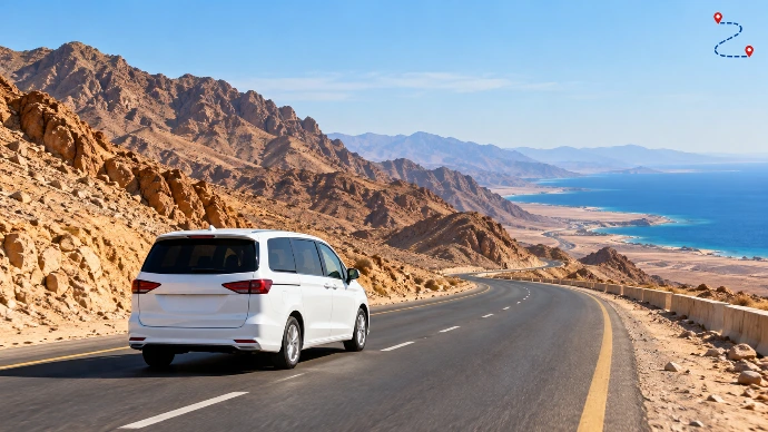 Private car transfer departing Luxor for Hurghada