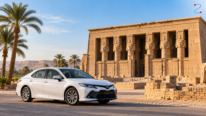Private car transfer from Luxor to Dendera for sightseeing